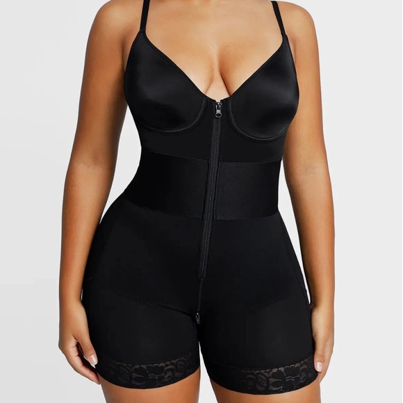 Women's Black Shapewear Bodysuit - Picture 2 of 8